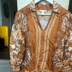 Paisley printed shirt